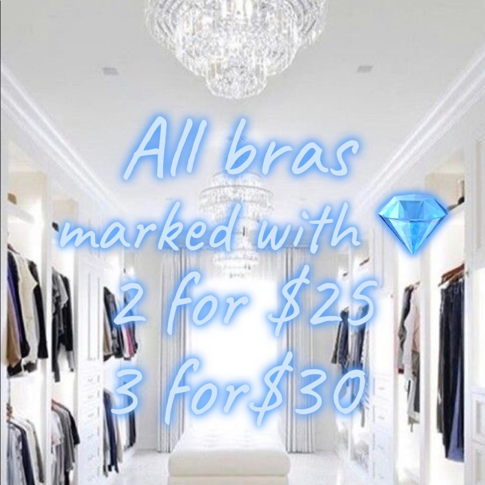 Bundle bras with a 💎 and get a discount!